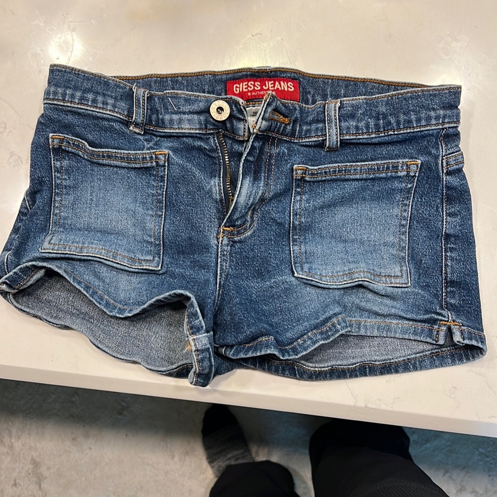 vintage guess denim shorts